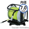 常圧用ホースドラム プレミアムやわすべりほーす φ7mm×30m 常圧用ホースドラム プレミアムやわすべりほーす φ7mm×30m