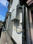 高所の給湯器取替工事 高所の給湯器取替工事