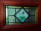 (154)愛媛県M様邸? 古民家改築 引戸 カタクリの花 絵付けステンドグラス (154)愛媛県M様邸? 古民家改築 引戸 カタクリの花 絵付けステンドグラス