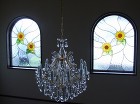 (55)大阪府 アーチ型はめ殺し窓 ひまわり&玄関ドア欄間 施工前後比較写真 (55)大阪府 アーチ型はめ殺し窓 ひまわり&玄関ドア欄間 施工前後比較写真