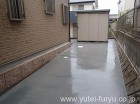 コンクリート打設後 コンクリート打設後