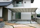 シンプルな門袖が印象的な 宇部市 松原邸 シンプルな門袖が印象的な 宇部市 松原邸