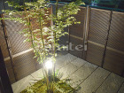 木製調目隠しフェンス塀 LIXILリクシ... 植栽灯ガーデンライト照明 TAKASHO...
