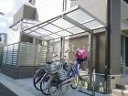自転車バイク屋根 LIXILリクシル ファインポート2F 新日軽 サイクルポート 1台用(単棟) F型フラット屋根 特殊加工 斜めカット 自転車バイク屋根 LIXILリクシル ファインポート2F 新日軽 サイクルポート 1台用(単棟) F型フラット屋根 特殊加工 斜めカット
