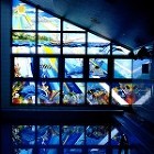 ステンドグラスと映り込みで、本当に海の中にいるような気分になり、幻想的な空間を作ることができました。 ステンドグラスと映り込みで、本当に海の中にいるような気分になり、幻想的な空間を作ることができました。