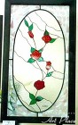 岡部和子作品 | ステンドグラス アート... バラ