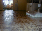 フロアーシールHQタイプ 精米工場　無処理コンクリートのまま床を使...