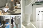 職人が匠の技で造形した柱はまるで神殿のよう 職人が匠の技で造形した柱はまるで神殿のよう