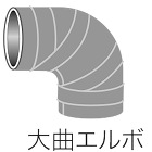 早川ゴム【ベンソン配管防音材おとなし君 先付けタイプ 共通 継手部材 大曲エルボ】P-LL100?他 早川ゴム【ベンソン配管防音材おとなし君 先付けタイプ 共通 継手部材 大曲エルボ】P-LL100?他