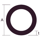 安田【アルミ丸パイプ シルバー】t1.0×A6??他 安田【アルミ丸パイプ シルバー】t1.0×A6??他