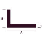 安田【アルミ不等辺アングル ブロンズ】t1.2×A15×B6??他 安田【アルミ不等辺アングル ブロンズ】t1.2×A15×B6??他