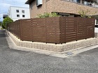 生垣を樹脂フェンスに変更 広島市安佐南区 生垣を樹脂フェンスに変更 広島市安佐南区