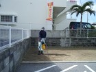 那覇市首里 T氏邸 中庭は南国風の庭園 那覇市首里 T氏邸 中庭は南国風の庭園