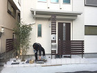 コンパクト外構仕上げ作業 コンパクト外構仕上げ作業