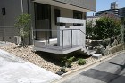 高低差がある敷地の外構プラン 高低差がある敷地の外構プラン
