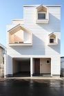 Small House ： 山内圭吉建築... 敷地面積25坪の狭小住宅