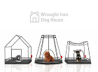 Wrought Iron Dog House Wrought Iron Dog House