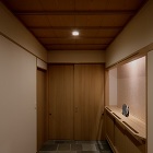 杉中杢板に吹寄せの竿縁の天井が品位を醸し出します 杉中杢板に吹寄せの竿縁の天井が品位を醸し出します