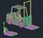 フォークリフト・ハンドリフト 3D フォークリフト・ハンドリフト 3D