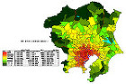 関東の人口密度