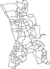 千葉県流山市の字界 千葉県流山市の字界