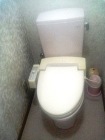 取替え前の水洗便器 取替え前の水洗便器