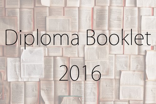 Diploma booklet 2016 〜卒業設計再講評会〜