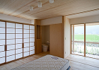 常念岳を望む安曇野の家／尾日向辰文建築設...