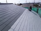 山陽小野田市　T邸 | 白影社 屋根　中塗り?上塗り