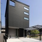 施工ギャラリー｜愛知県名古屋市昭和区 ス... 圧倒的なブラックのスクエア。コンパクトだ...