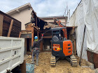 大阪府岸和田市H様邸解体工事現場