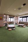医療・福祉施設 ? マルゲリータ使用事例 本に囲まれた民間学童「キッズライブラリー...