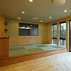 香寺の家｜檜の手洗いカウンターを持つ和の... 写真：ＬＤＫ