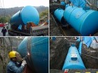 耐震性貯水槽 2分割タイプ 40t 施工例(ミヨシ下山口宅地造成工事) 耐震性貯水槽 2分割タイプ 40t 施工例(ミヨシ下山口宅地造成工事)