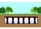 施工実績一覧　【雨水貯留浸透システム】 ... 雨水貯留浸透槽<プラスチック製　雨水貯留...