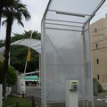 駐車場発券機用テント