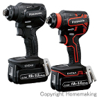 14.4V/18V　充電ドリルドライバー(18V5.0Ah電池×2・充電器・ケース付)　黒