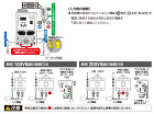 入力・出力電線の接続
