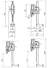 シブヤ ダイモドリル::TS-405PR... 寸法