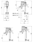 シブヤ　乾湿兼用ダイモドリル: 他:TS... 寸法図