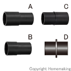 ジョイント(A)　(電動工具接続用)　内径34.7／外径33.9