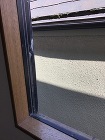 アルミ窓から樹脂窓に交換-【島田硝子店】... アルミ樹脂カバー施工中１