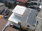 I様邸 株式会社 東洋塗装 上空背面からの全景写真