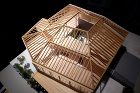 模型 仮)大屋根に佇むそれぞれの居場所 模型 仮)大屋根に佇むそれぞれの居場所