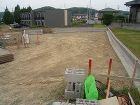 雑木を組み合わせたお庭作り　（石工事、植... 菜園２