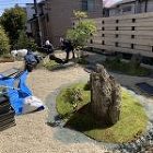 施工中（12）苔・植栽