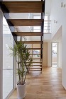 深軒の家 大阪の建築家による注文住宅 中... 深軒の家 階段