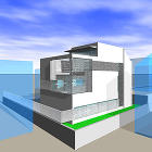 瀬田の住宅（silver ribbon）... http://www.aisaka.info/works_project/seta/m01.jpg