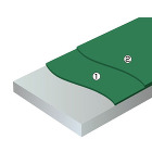 カラートップU(薄膜型ウレタン樹脂系防塵... カラートップU施工事例
