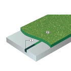 タフクリートSD(水性硬質ウレタン樹脂系... タフクリートSD工法図